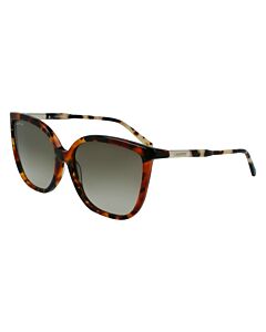 Lacoste 59 mm Light Havana Sunglasses