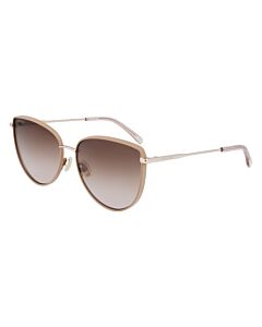 Lacoste 59 mm Matte Rose Sunglasses
