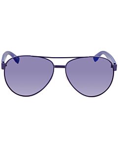 Lacoste 60 mm Matte Blue Sunglasses