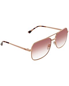 Lacoste 60 mm Rose Gold Sunglasses