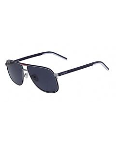 Lacoste 61 mm Matte Silver Sunglasses