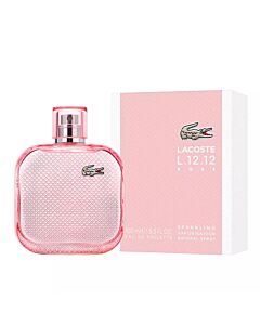 Lacoste Ladies L.12.12 Rose Sparkling EDT Spray 3.3 oz Fragrances 3386460149198