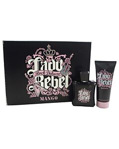 Lady Rebel Rock Deluxe by Antonio Puig for Women - 2 Pc Gift Set 3.4oz EDT Spray, 3.4oz Moisturizing Body Lotion