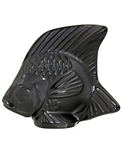 Lalique Black Crystal Fish 3000100