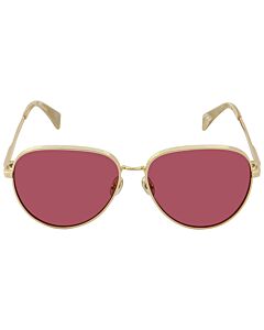 Lanvin 61 mm Gold Sunglasses