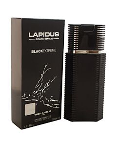Lapidus Black Extreme by Ted Lapidus for Men - 3.3 oz EDT Spray