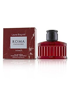 Laura Biagiotti Men's Roma Passione Uomo EDT Spray 2.5 oz Fragrances 8011530002343