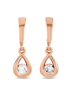 LB Exclusive 14K Rose Gold 0.20 ct Diamond Earrings