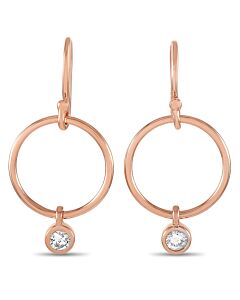 LB Exclusive 14K Rose Gold 0.32 ct Diamond Earrings