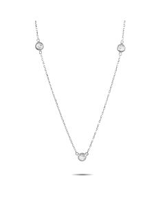 LB Exclusive 14K White Gold 0.25 ct Diamond Necklace