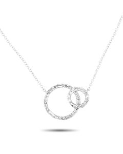 LB Exclusive 14K White Gold 0.25ct Diamond Necklace PN15379 W