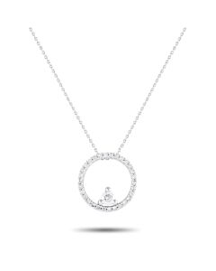 LB Exclusive 14K White Gold 0.25ct Diamond Necklace PN15393