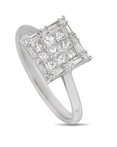 LB Exclusive 14K White Gold 0.65 ct Diamond Ring