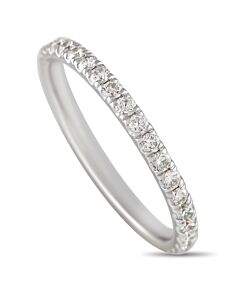 LB Exclusive 14K White Gold 0.65ct Diamond Eternity Band Ring