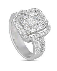 LB Exclusive 14K White Gold 1.28 ct Diamond Ring
