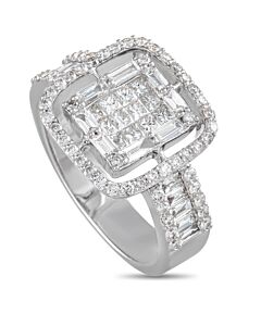 LB Exclusive 14K White Gold 1.37 ct Diamond Ring