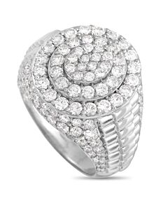 LB Exclusive 14K White Gold 4.65 ct Diamond Ring