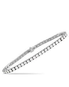 LB Exclusive 14K White Gold 6.25 ct Diamond Tennis Bracelet