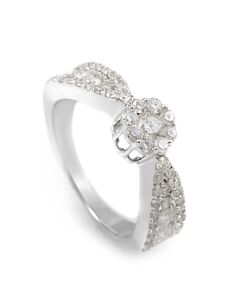LB Exclusive 14K White Gold Diamond Promise Ring SVR010941OOW