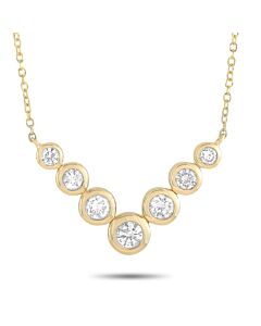 LB Exclusive 14K Yellow Gold 0.50 ct Diamond Pendant Necklace