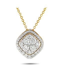 LB Exclusive 14K Yellow Gold 1.0ct Diamond Necklace