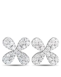 LB Exclusive 18K White Gold 2.0ct Diamond Earrings