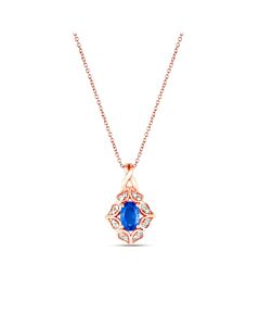 Le Vian  Blueberry Sapphire Pendant set in 14K Strawberry Gold