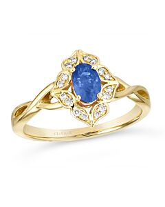 Le Vian  Blueberry Sapphire Ring set in 14K Honey Gold