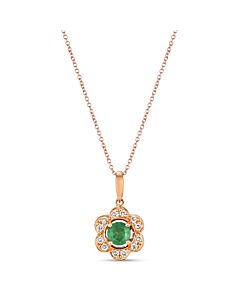 Le Vian  Costa Smeralda Emeralds Pendant set in 14K Strawberry Gold