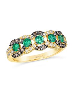 Le Vian  Costa Smeralda Emeralds Ring set in 14K Honey Gold