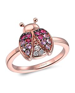 Le Vian Ladies Beautiful Creations Rings set in 14K Strawberry Gold