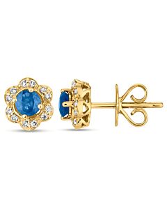 Le Vian Ladies Blueberry Sapphire Earrings set in 14K Honey Gold