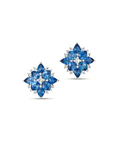 Le Vian Ladies Blueberry Sapphire Earrings set in 14K Vanilla Gold