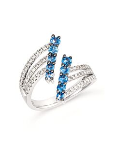 Le Vian Ladies Blueberry Sapphire Ring set in 14K Vanilla Gold