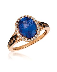 Le Vian Ladies Blueberry Tanzanite Collection Rings set in 14K Strawberry Gold