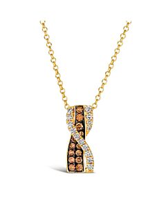 Le Vian Ladies Chocolate And Honey Gladiator Necklaces set in 14K Honey Gold