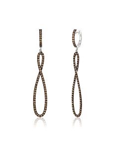 Le Vian Ladies Chocolate Diamonds Fashion Earrings in 14k Vanilla Gold