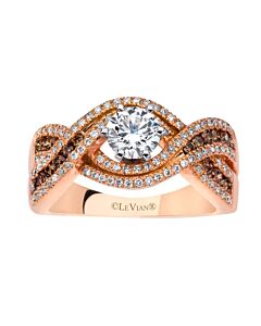 Le Vian Ladies Chocolate Diamonds Fashion Ring in 14k Two Tone