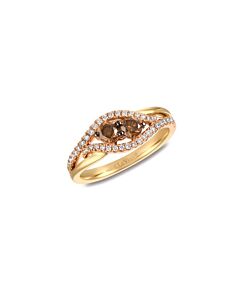 Le Vian Ladies Chocolate Diamonds Fashion Ring in 14k Two Tone
