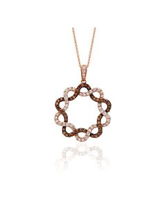 Le Vian Ladies Chocolate Diamonds Necklaces in 14K Strawberry Gold