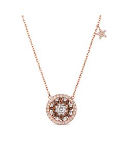 Le Vian Ladies Chocolate Diamonds Necklaces set in 14K Strawberry Gold