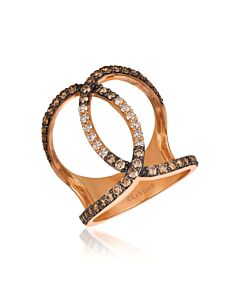 Le Vian Ladies Chocolate Diamonds Rings in 14K Strawberry Gold