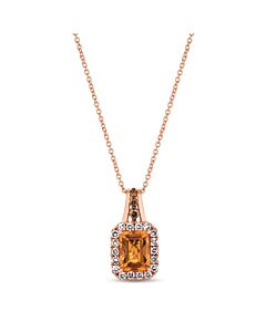 Le Vian Ladies Cinnamon Citrine Necklaces set in 14K Strawberry Gold