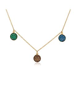 Le Vian Ladies Costa Smeralda Emeralds Necklaces set in 14K Honey Gold