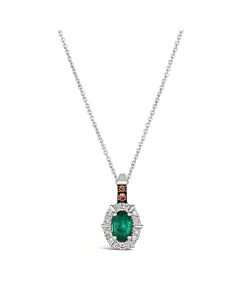 Le Vian Ladies Costa Smeralda Emeralds Necklaces set in 14K Vanilla Gold
