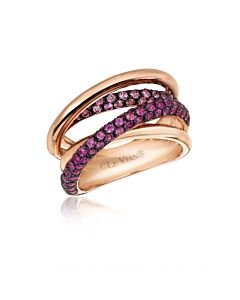 Le Vian Ladies Grand Sample Sale Ring 14K Strawberry Gold