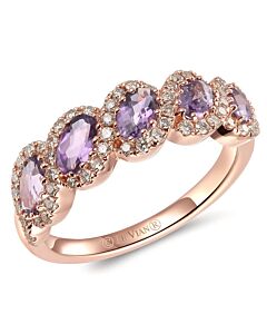 Le Vian Ladies Grape Amethyst Collection Rings set in 14K Strawberry Gold