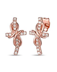 Le Vian Ladies Infinity Earrings set in 14K Strawberry Gold