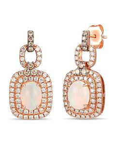 Le Vian Ladies Neopolitan Opal Collection Earrings set in 14K Strawberry Gold