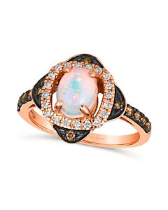 Le Vian Ladies Neopolitan Opal Collection Rings set in 14K Strawberry Gold